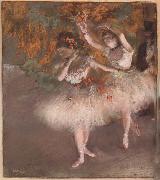Two Dancers entering the Stage